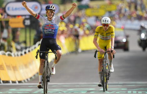 Evenepoel wins 15th stage of the Tour and Pogacar retains big lead as Vingegaard crashes out of race